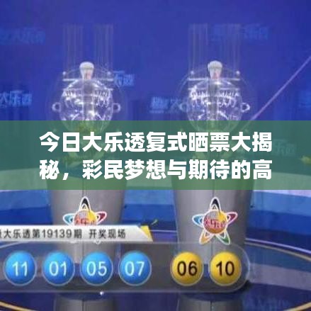 今日大樂透復(fù)式曬票大揭秘,彩民夢(mèng)想與期待的高潮