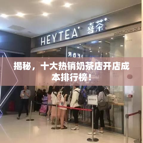 揭秘，十大熱銷奶茶店開店成本排行榜！