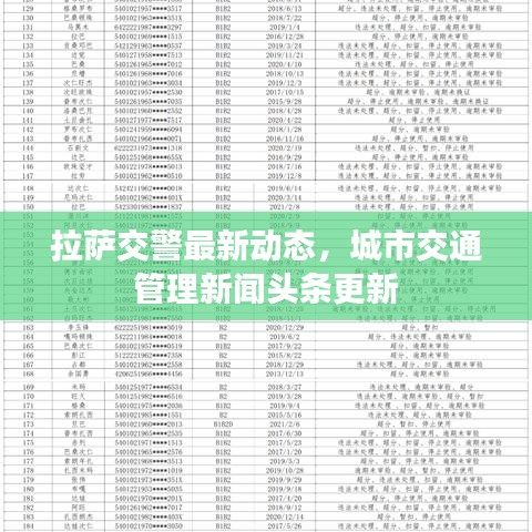 拉薩交警最新動態(tài),城市交通管理新聞頭條更新