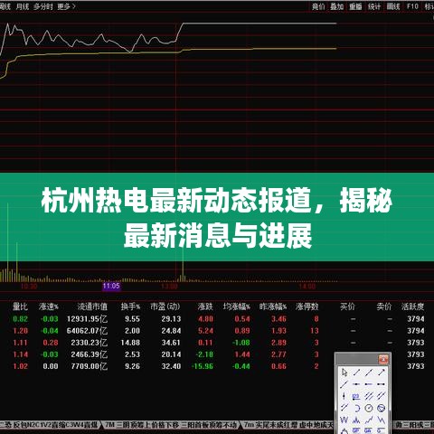 杭州熱電最新動態報道，揭秘最新消息與進展