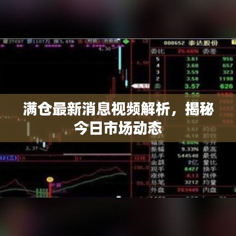 滿倉最新消息視頻解析,揭秘今日市場動態