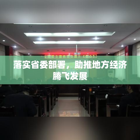 落實省委部署,助推地方經濟騰飛發展