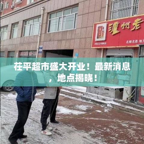 茌平超市盛大開業！最新消息，地點揭曉！