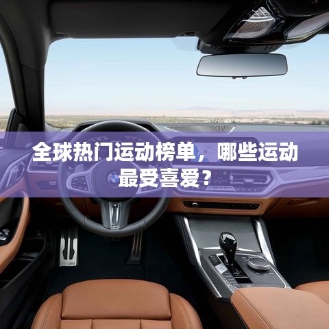 全球熱門運動榜單，哪些運動最受喜愛？