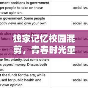 獨(dú)家記憶校園混剪,青春時光重現(xiàn)!