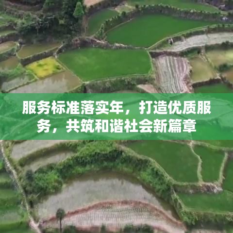 服務標準落實年,打造優質服務,共筑和諧社會新篇章
