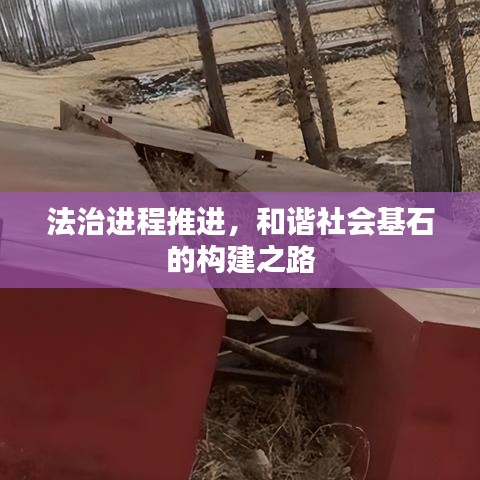 法治進程推進,和諧社會基石的構建之路