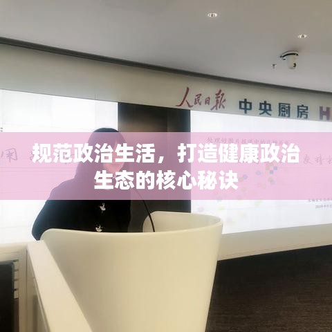 規(guī)范政治生活,打造健康政治生態(tài)的核心秘訣