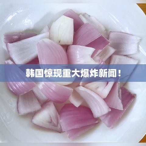 韓國驚現重大爆炸新聞!