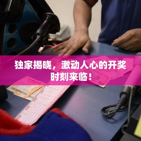 獨家揭曉，激動人心的開獎時刻來臨！