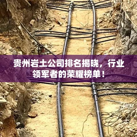 貴州巖土公司排名揭曉,行業領軍者的榮耀榜單!