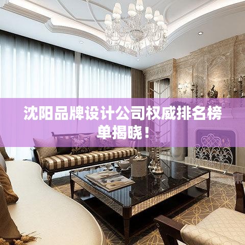 沈陽品牌設計公司權威排名榜單揭曉！