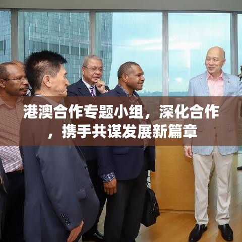 港澳合作專題小組,深化合作,攜手共謀發展新篇章